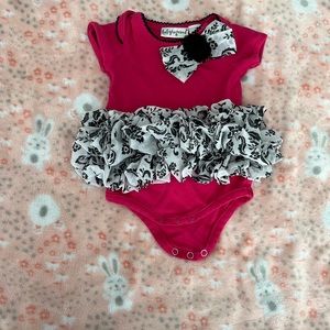 Carters blue dress and babyrageous pink size 3 months